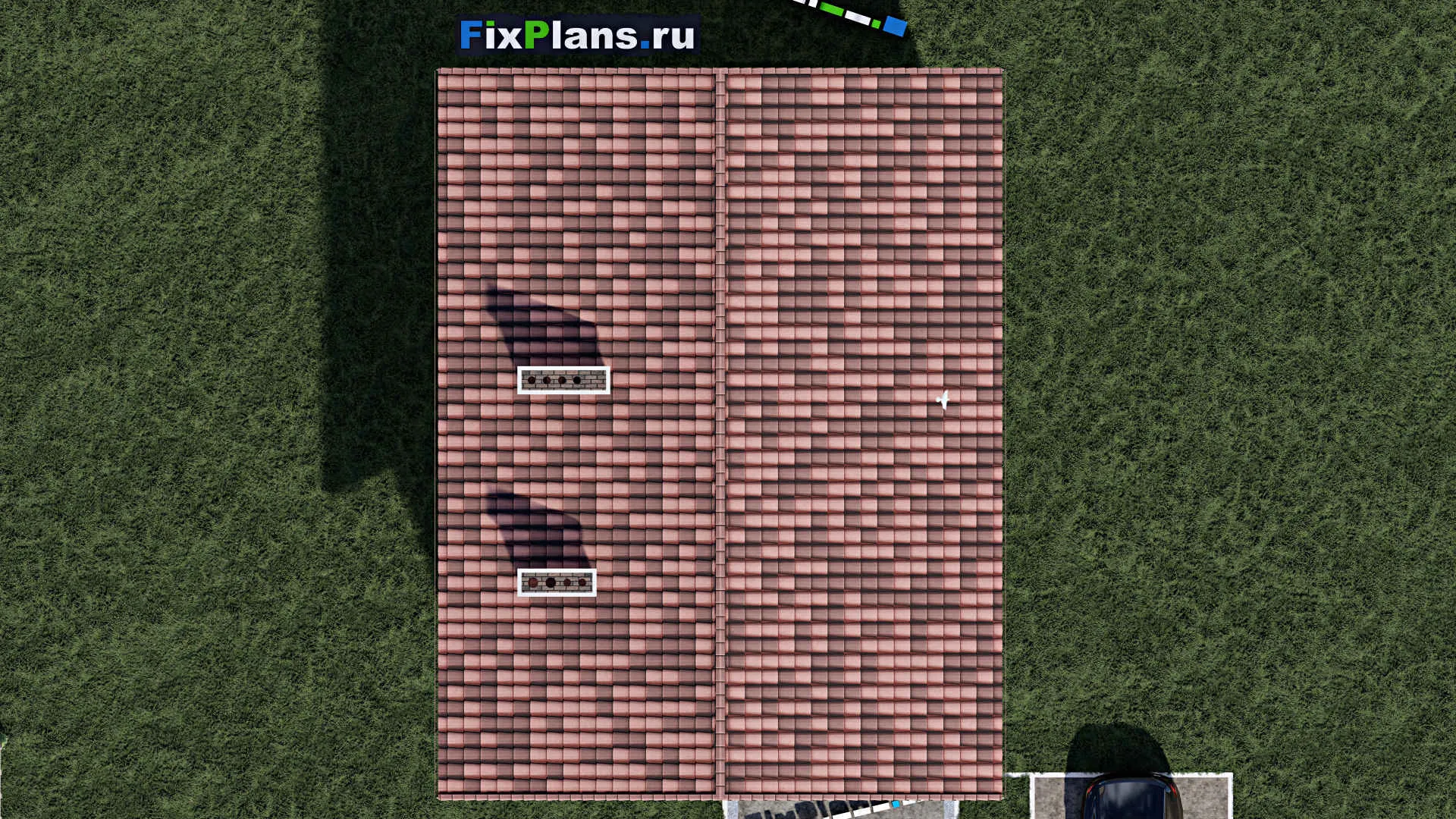 F-0854 - Проект двухэтажного дома 9 на 12, площадью 160 м² с балконом и 3 спальнями